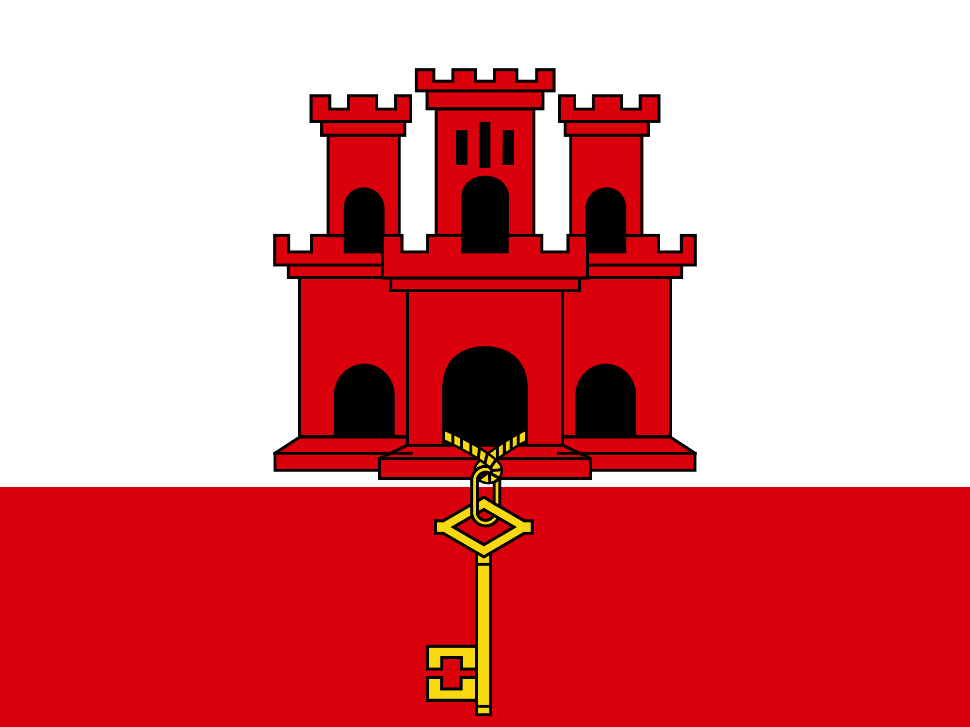 Gibraltar Flag