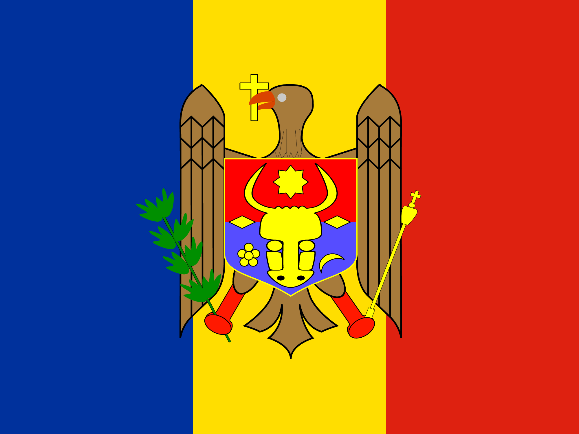 Moldova Flag