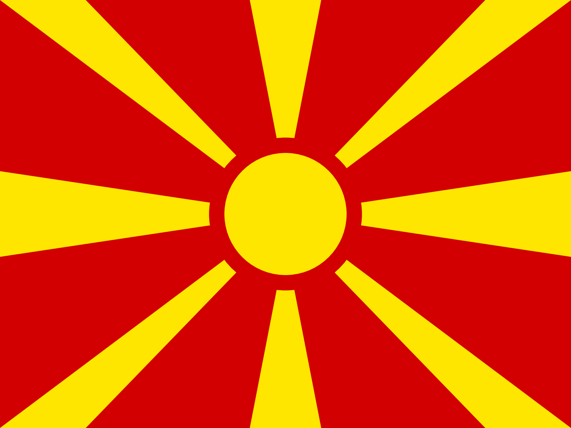 North Macedonia Flag