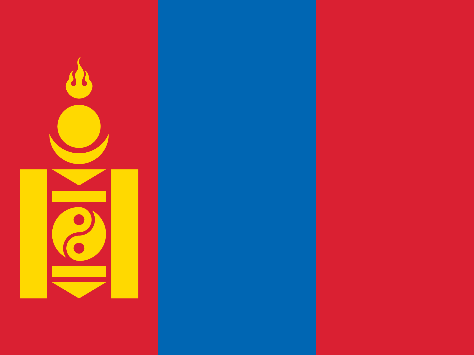 Mongolia Flag