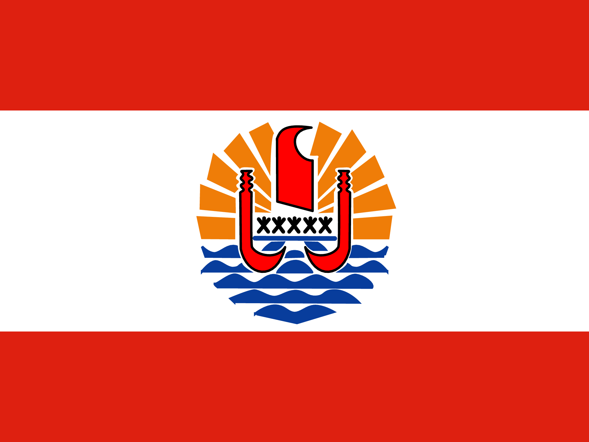 French Polynesia Flag